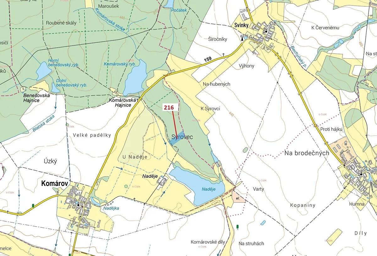 Dražba lesa 12481 m²